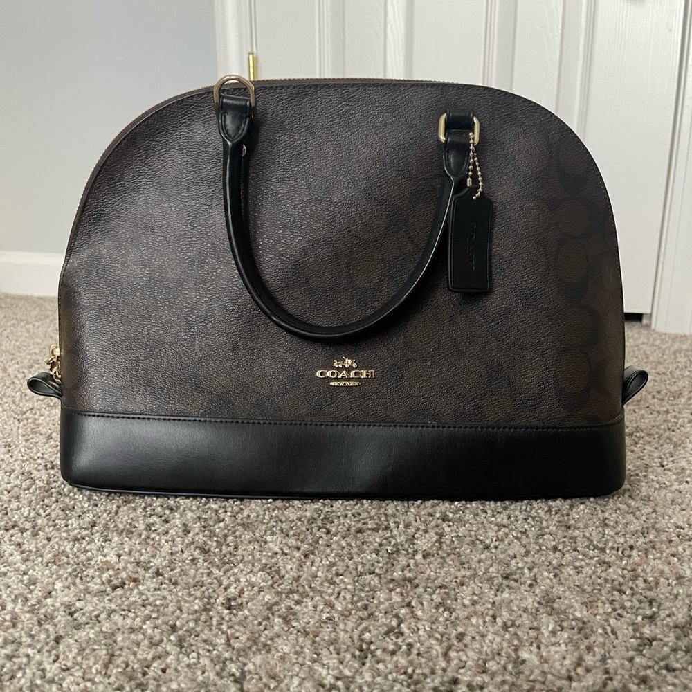 Coach Purse - Signature Jacquard